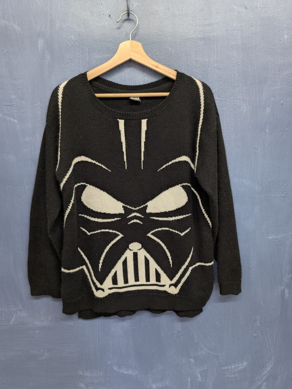 Star Wars Black Darth Vader Sweater Medium